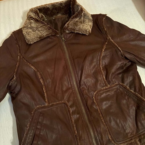 Women's brown jacket like new, size L