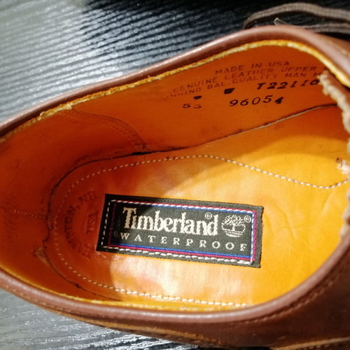 Timberland men's new brown dress shoes size 43
