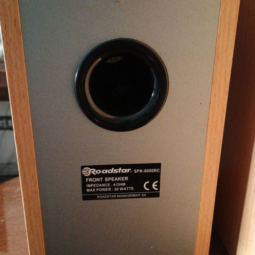 Roadstar home cinema speakers used, 6-piece set 300 watts
