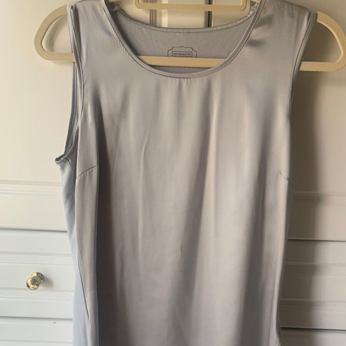 Intimissimi Sleeveless blouse made of silk and modal new, size M, gray