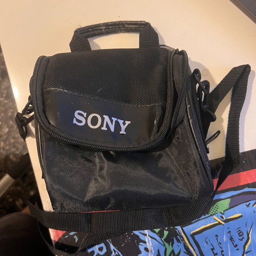 Sony camera case used with removable shoulder strap