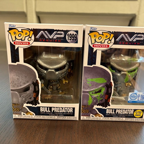 Funko Pop! AVP Requiem Bull Predator 1999 new, 2 boxes