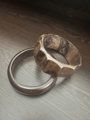 Wooden bracelet set