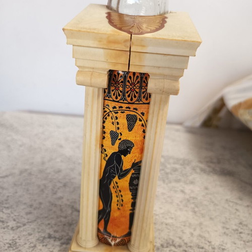Ouzounis Academic vintage decorative bottle 1974, Greek