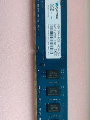 Royemai 8GB DDR3 1333MHz PC3L-10600U DIMM μονάδα RAM