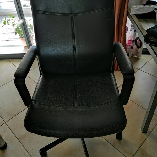 Office armchair used, swivel chair