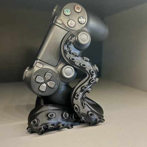 Gaming Controller Stand Octopus Design 3D Printed New with NFC