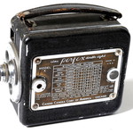 Cine Perfex Double Eight film camera used with Wollensak 1/2" f/2.5 lens