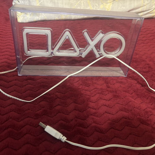 PlayStation illuminated decorative sign