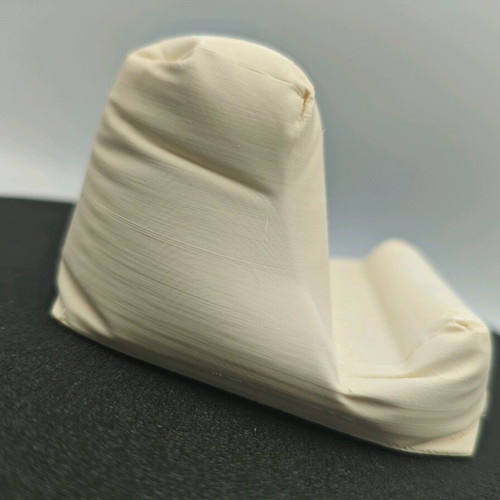 Mobile phone stand pouf-shaped, new, 3D printed