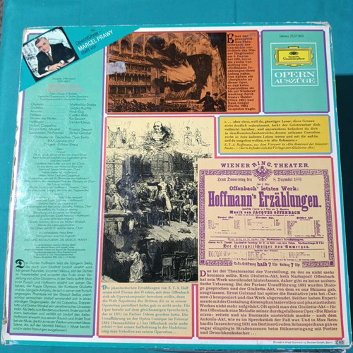 Hoffmanns Erzahlungen classical vinyl record like new