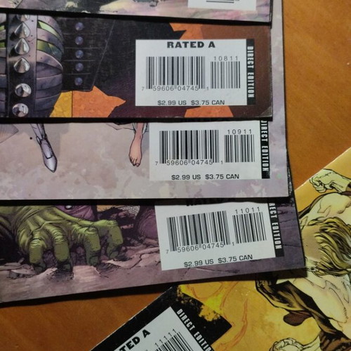 Incredible Hulk comics, issues 107-111, set of 5