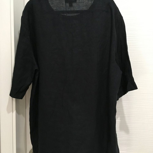COS linen shirt M black, new