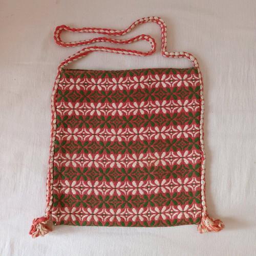 Old bag like new made of cotton and rayon