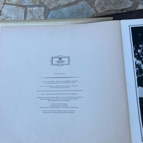 Hector Berlioz Grande Messe des Morts vinyl record like new, classical