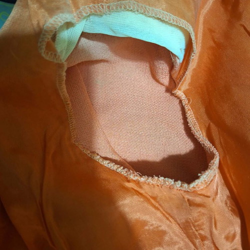 Camelot women's coral short jacket with blue details, like new