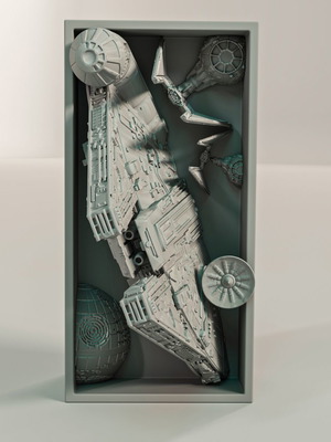 Book nook Star Wars new