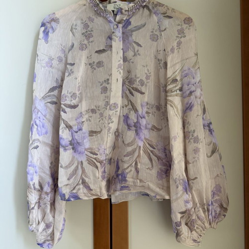 Zini shirt and shorts set like new, beige and multicolor