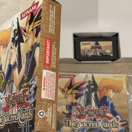 Yu-Gi-Oh! The Sacred Cards Nintendo Game Boy Advance game used