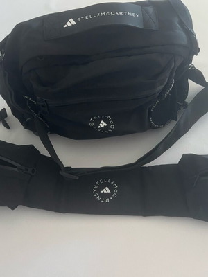 Τσάντα μέσης Adidas Stella McCartney καινούργια, μαύρη, με ιμάντα crossbody