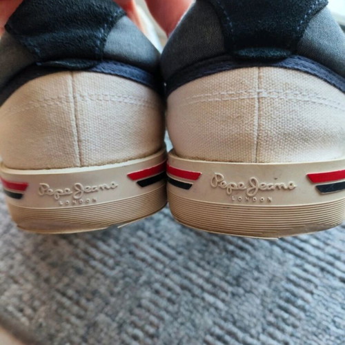 Pepe Jeans canvas sneakers used, size 42, excellent condition