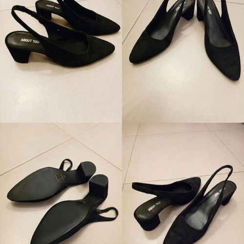 About You black mules size 38 new with low heel