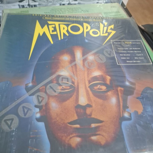 Metropolis Original Motion Picture Soundtrack 1984 vinyl