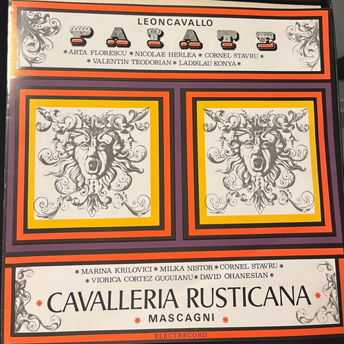 Cavalleria Rusticana Mascagni collection of 3 records like new, classical