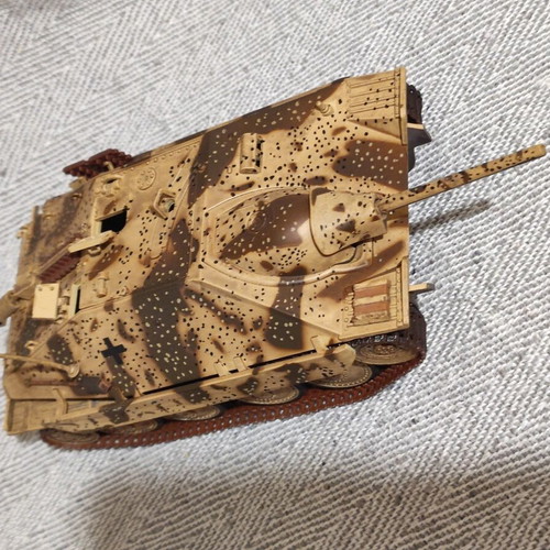 Jagdpanzer 38 Hetzer plastic tank model used, 21st Century Toys