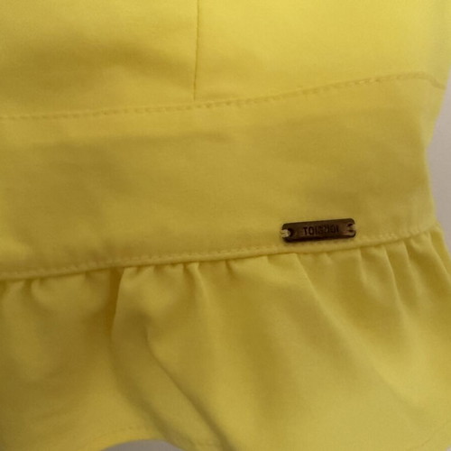 Crop top Toi&Moi size Small like new, yellow