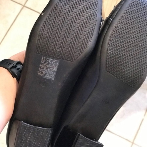 Belleli Paris pumps with square heel and leather anatomical insole, new size 40 black