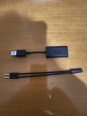 Logitech G432 USB Adapter and Y-Splitter like new