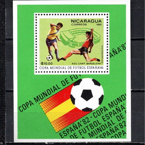 Nicaragua 1981 Football World Cup - Spain 1982 stamp mint luxury new