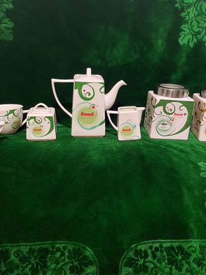 Buondi porcelain coffee set collectible, like new