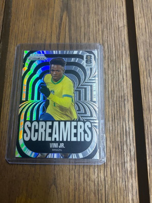 2026 Panini Prizm World Cup Vini Jr. Screamers Silver #10 Brazil
