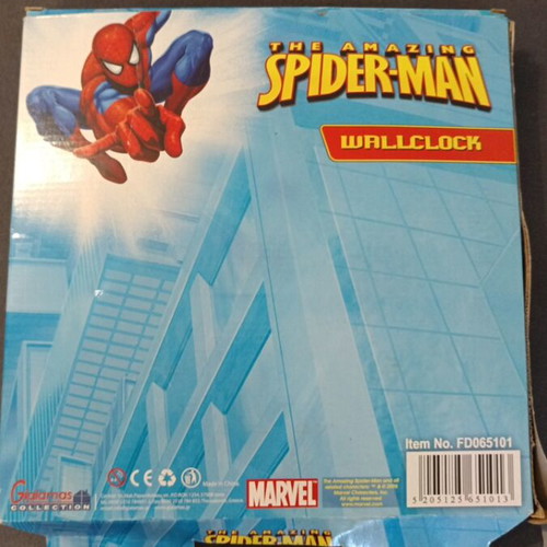 Spiderman wall clock new, analog