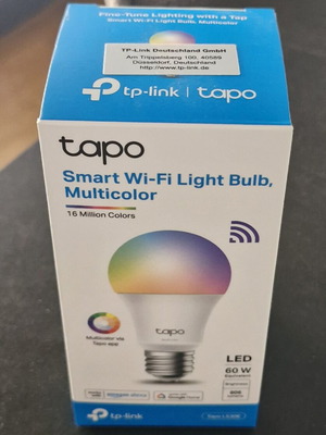 Έξυπνη λάμπα Tapo καινούργια, Wi-Fi, πολύχρωμη