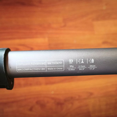 Manfrotto photographic tripod like new, max height 165 cm