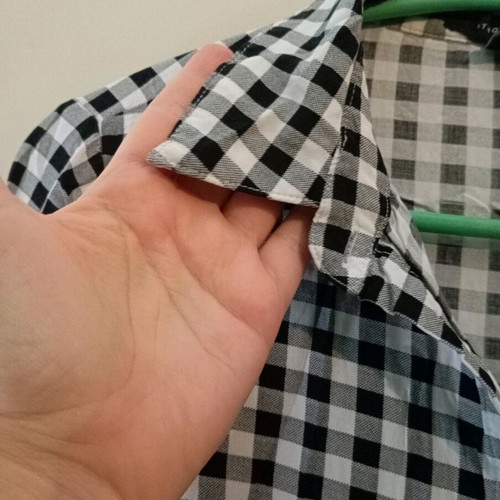 Primark checked shirt dress like new, size M/L