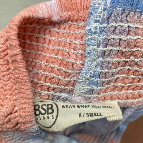 BSB set shorts and blouse like new, blue and pink