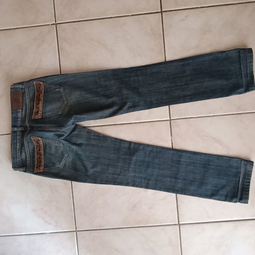 Set Set straight leg jeans used, low waist, size 27