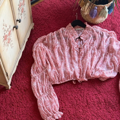 Vassia Kostara Boho Top like new, one size, polyester