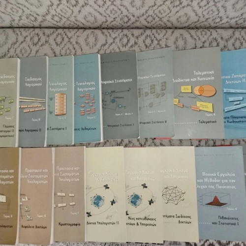EAP Informatics Academic Books set of 17 volumes like new, Greek