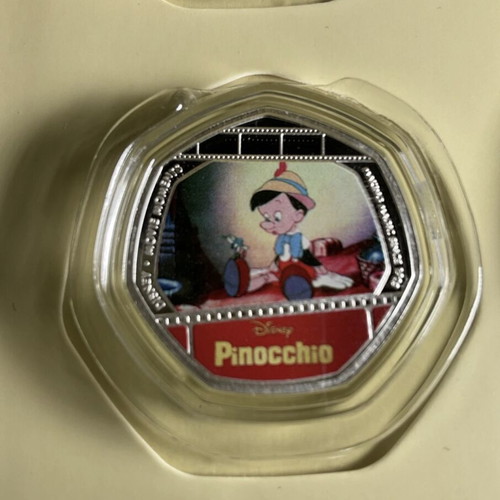 Pinocchio album with 6 coins 50p 2022 new