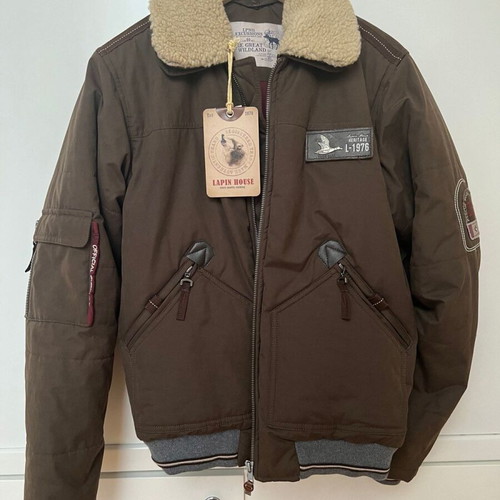 Aviator jacket Lapin new, brown, age 14