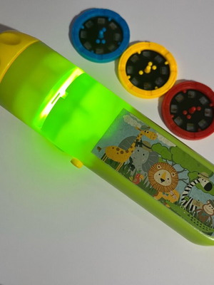 Lupilu projector flashlight used with three reels