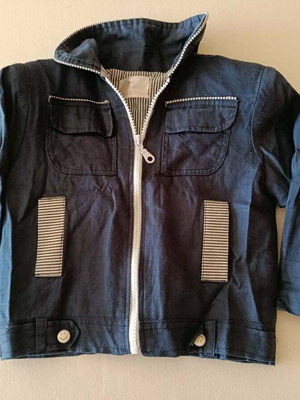 Bebe Lous baby jacket like new, made in Greece, navy blue