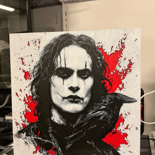 The Crow Brandon Lee decorative plaque new, PLA material