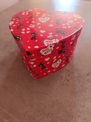 Red storage box used
