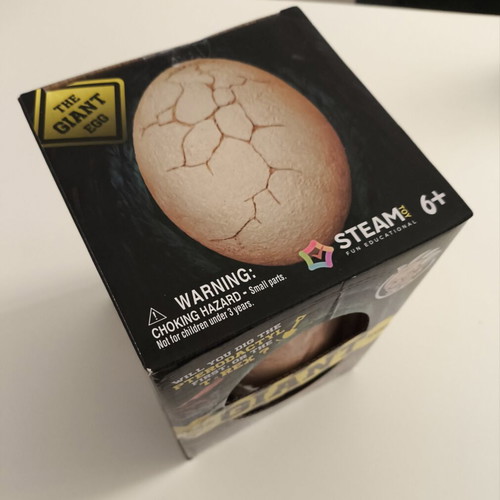 Dinosaur Egg Excavation Set with 12 Miniature Dinosaurs and Tools